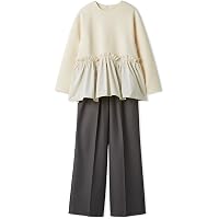 Amazon.co.jp: [ミラオーウェン] ラッフルベアオールインワンTシャツ